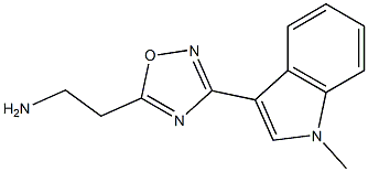 3-[5-(2-Aminoethyl)-1,2,4-oxadiazol-3-yl]-1-methyl-1H-indole 구조식 이미지