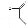 3-Methylene-4,4-dimethyloxetane-2-one 구조식 이미지