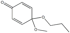 4-Propoxy-4-methoxy-2,5-cyclohexadien-1-one Structure