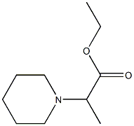 2-(1-Piperidyl)propionic acid ethyl ester Structure