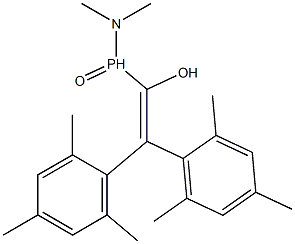 2,2-Dimesityl-1-[(dimethylamino)phosphinyl]ethen-1-ol Structure