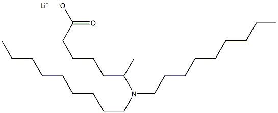 6-(Dinonylamino)heptanoic acid lithium salt 구조식 이미지