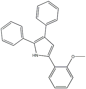 2,3-Diphenyl-5-(2-methoxyphenyl)-1H-pyrrole Structure