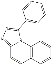 1-Phenyl[1,2,4]triazolo[4,3-a]quinoline 구조식 이미지