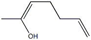 2,6-Heptadien-2-ol 구조식 이미지