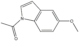 1-Acetyl-5-methoxy-1H-indole 구조식 이미지