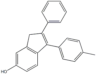 2-(Phenyl)-3-(4-methylphenyl)-1H-inden-6-ol Structure