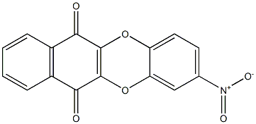 2-Nitrobenzo[b]naphtho[2,3-e][1,4]dioxin-6,11-dione Structure