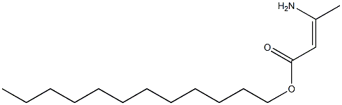 3-Aminocrotonic acid dodecyl ester 구조식 이미지