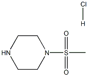 1-Methansulfonyl-piperazine hydrochloride 구조식 이미지