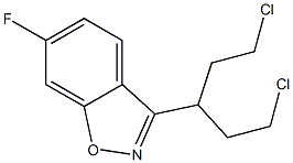 3-(1,5-dichloropentan-3-yl)-6-fluorobenzo[d]isoxazole 구조식 이미지