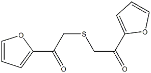 1-FURAN-2-YL-2-(2-FURAN-2-YL-2-OXO-ETHYLSULFANYL)-ETHANONE 구조식 이미지