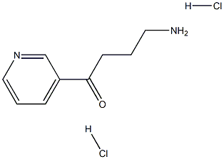 4-amino-1-(3-pyridyl)-1-butanone dihydrochloride Structure