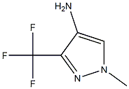 1-Methyl-3-trifluoromethyl-1H-pyrazol-4-ylamine 구조식 이미지