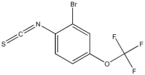 2-Bromo-4-(trifluoromethoxy)phenylisothiocyanate Structure