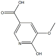 6-Hydroxy-5-methoxynicotinic acid 구조식 이미지