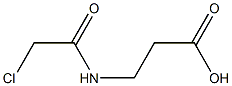 N-(2-Chloroacetyl)-beta-alanine 구조식 이미지