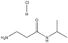 3-Amino-N-isopropylpropanamide hydrochloride Structure
