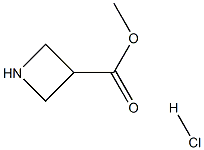 Methyl 3-azetidinecarboxylate hydrochloride 구조식 이미지