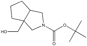 tert-butyl 3a-(hydroxymethyl)hexahydrocyclopenta[c]pyrrole-2(1H)-carboxylate Structure