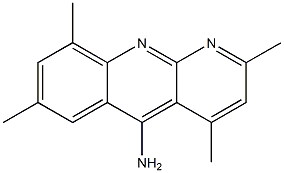 benzo[b][1,8]naphthyridin-5-amine, 2,4,7,9-tetramethyl- 구조식 이미지