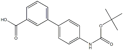 4'-(Boc-amino)biphenyl-3-carboxylic acid, 95% Structure