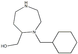 (4-(cyclohexylmethyl)-1,4-diazepan-5-yl)methanol 구조식 이미지