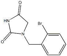 1-(2-Bromobenzyl)imidazolidine-2,4-dione 구조식 이미지
