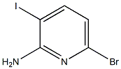 6-Bromo-3-iodopyridin-2-amine Structure