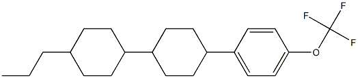 4-Propyl-4'-(4-(trifluoromethoxy)phenyl)bi(cyclohexane) Structure