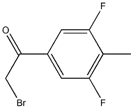 2-Bromo-1-(3,5-difluoro-4-methyl-phenyl)-ethanone Structure