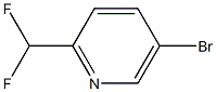 5-bromo-2-(difluoromethyl)pyridine 구조식 이미지