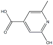 2-hydroxy-6-methylisonicotinic acid Structure