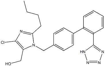 Losartan for system suitability 구조식 이미지