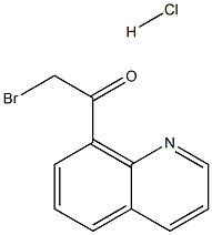 8-Bromoacetylquinoline Hydrochloride 구조식 이미지
