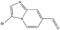 3-bromoimidazo[1,2-a]pyridine-7-carbaldehyde 구조식 이미지