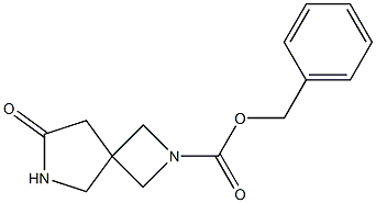 benzyl 7-oxo-2,6-diazaspiro[3.4]octane-2-carboxylate Structure