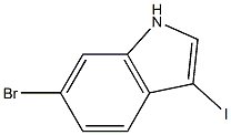 6-bromo-3-iodo-1H-indole Structure