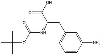 Boc-3-Amino-L-Phenylalanine Structure