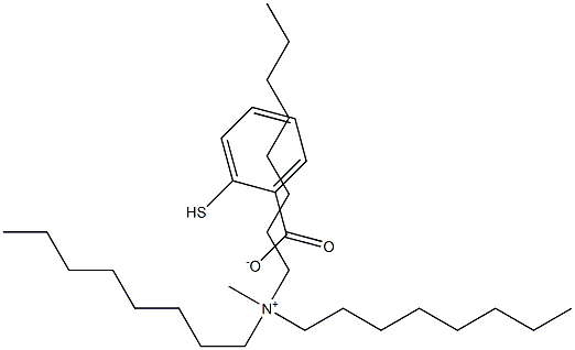 Methyltrioctylammonium thiosalicylate purum, >=95% (C) 구조식 이미지