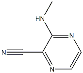 3-(methylamino)pyrazine-2-carbonitrile 구조식 이미지