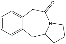 1,2,3,6,11,11a-hexahydro-5H-pyrrolo[2,1-b][3]benzazepin-5-one 구조식 이미지