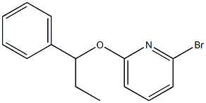 2-Bromo-6-(1-phenyl-propoxy)-pyridine 구조식 이미지