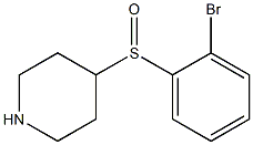 4-(2-Bromo-benzenesulfinyl)-piperidine 구조식 이미지