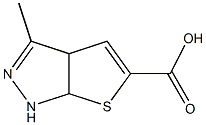 3-methyl-3a,6a-dihydro-1H-thieno[2,3-c]pyrazole-5-carboxylic acid 구조식 이미지