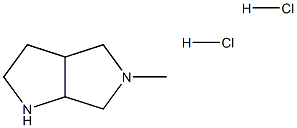 5-Methyl-1H-hexahydropyrrolo[3,4-b]pyrrole Dihydrochloride Structure