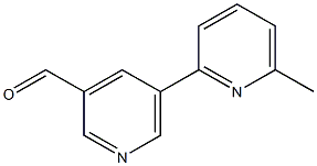 5-(6-methylpyridin-2-yl)pyridine-3-carbaldehyde 구조식 이미지