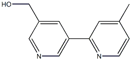 (5-(4-methylpyridin-2-yl)pyridin-3-yl)methanol 구조식 이미지