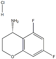 (S)-5,7-difluorochroman-4-amine hydrochloride 구조식 이미지