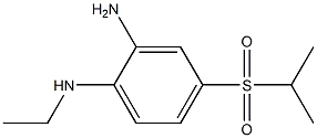 N1-ethyl-4-(isopropylsulfonyl)benzene-1,2-diamine 구조식 이미지
